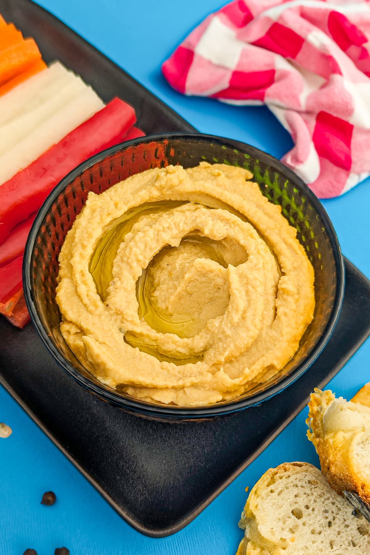 Small Batch Hummus With Tahini - Just My Plate